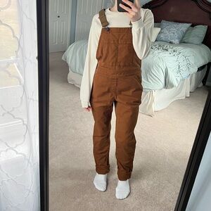 Women's REI Co-Op Trailsmith Brown Overalls, Size 0
